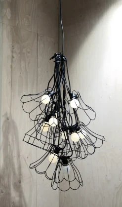 Guirlande Lumineuse Exterieur Bella Vista Clear Led Verre Plastique 14 Metres - Ampoules Transparentes A Filaments - Seletti