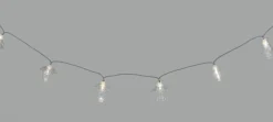 Guirlande Lumineuse Floralia Verre/ Led - 12 Abat-Jours Verre - L 420 Cm - Seletti