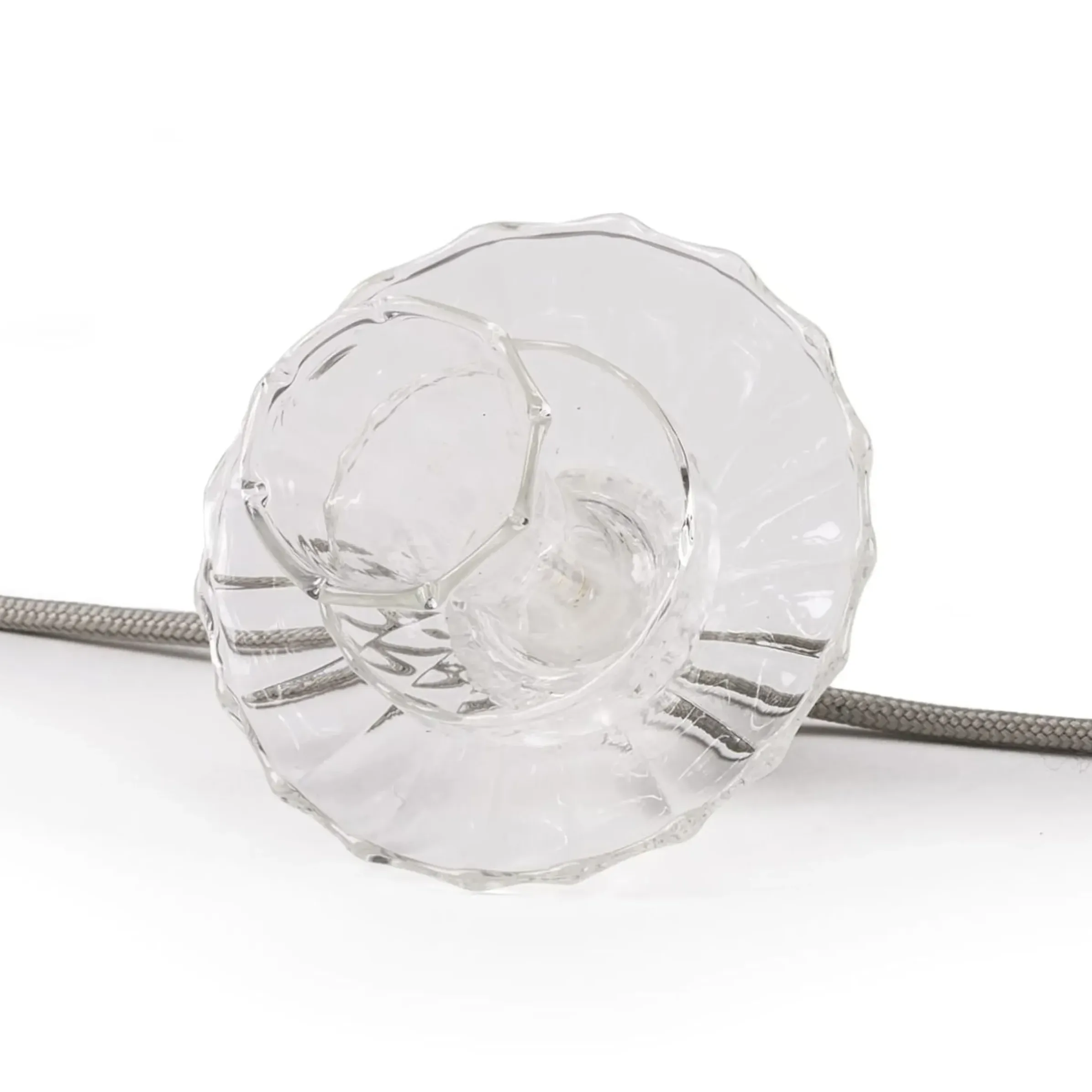 Guirlande Lumineuse Floralia Verre/ Led - 12 Abat-Jours Verre - L 420 Cm - Seletti