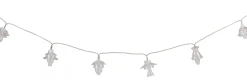 Guirlande Lumineuse Floralia Verre Rose Transparent / Led - 12 Abat-Jours Verre - L 420 Cm - Seletti