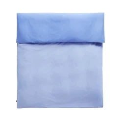 Housse De Couette 240 X 220 Cm Duo Tissu Bleu / Coton Oeko-Tex - Hay