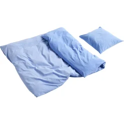 Housse De Couette 240 X 220 Cm Duo Tissu Bleu / Coton Oeko-Tex - Hay