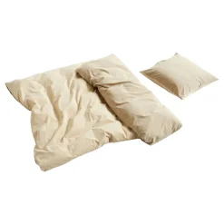 Housse De Couette 240 X 220 Cm Duo Tissu Marron / Coton Oeko-Tex - Hay