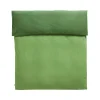 Housse De Couette 240 X 220 Cm Duo Tissu Vert / Coton Oeko-Tex - Hay