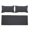 Housse De Coussin  Tissu Gris / Pour Canape Mundo - Set De 3 Housses (Sans Garnissage) - Bloomingville