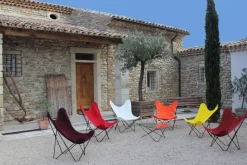 Housse Tissu Bleu Coton Outdoor / Pour Fauteuil Aa Butterfly - Aa-New Design