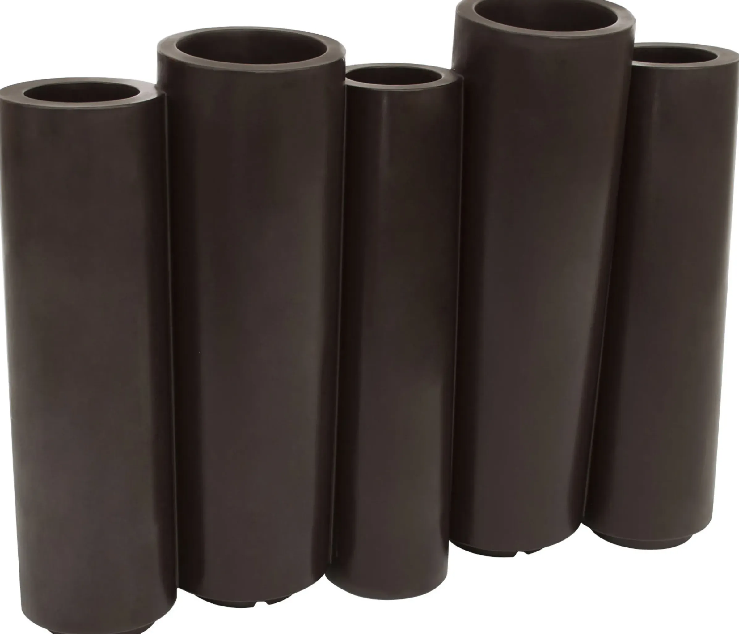 Jardiniere Bamboo Plastique Marron / L 100 X H 80 Cm - Slide