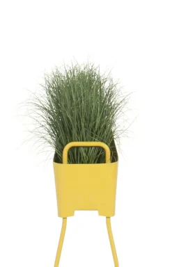 Jardiniere Greens Mini Metal Jaune / Metal - L 100 X H 46 Cm - Maiori