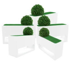 Jardiniere Lumineuse Lluna Plastique/ L 110 X H 65 Cm - Serralunga