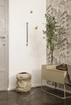 Jardiniere Sur Pied Plant Box Large Metal Gris / L 77 X H 45 Cm X Prof. 34 Cm - Ferm Living