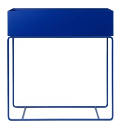 Jardiniere Sur Pied Plant Box Metal Bleu / L 60 X H 65 Cm X Prof. 25 Cm - Ferm Living