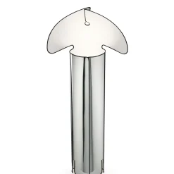 Lampadaire Chiara Gris Metal / O 72 X H 145 Cm - Acier / Reedition 1969 - Flos