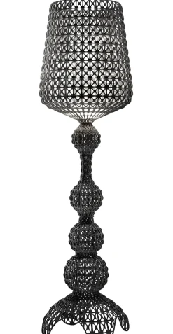 Lampadaire D'extérieur Kabuki Outdoor Plastique Noir Plastique Noir / Led - H 165 Cm - Kartell
