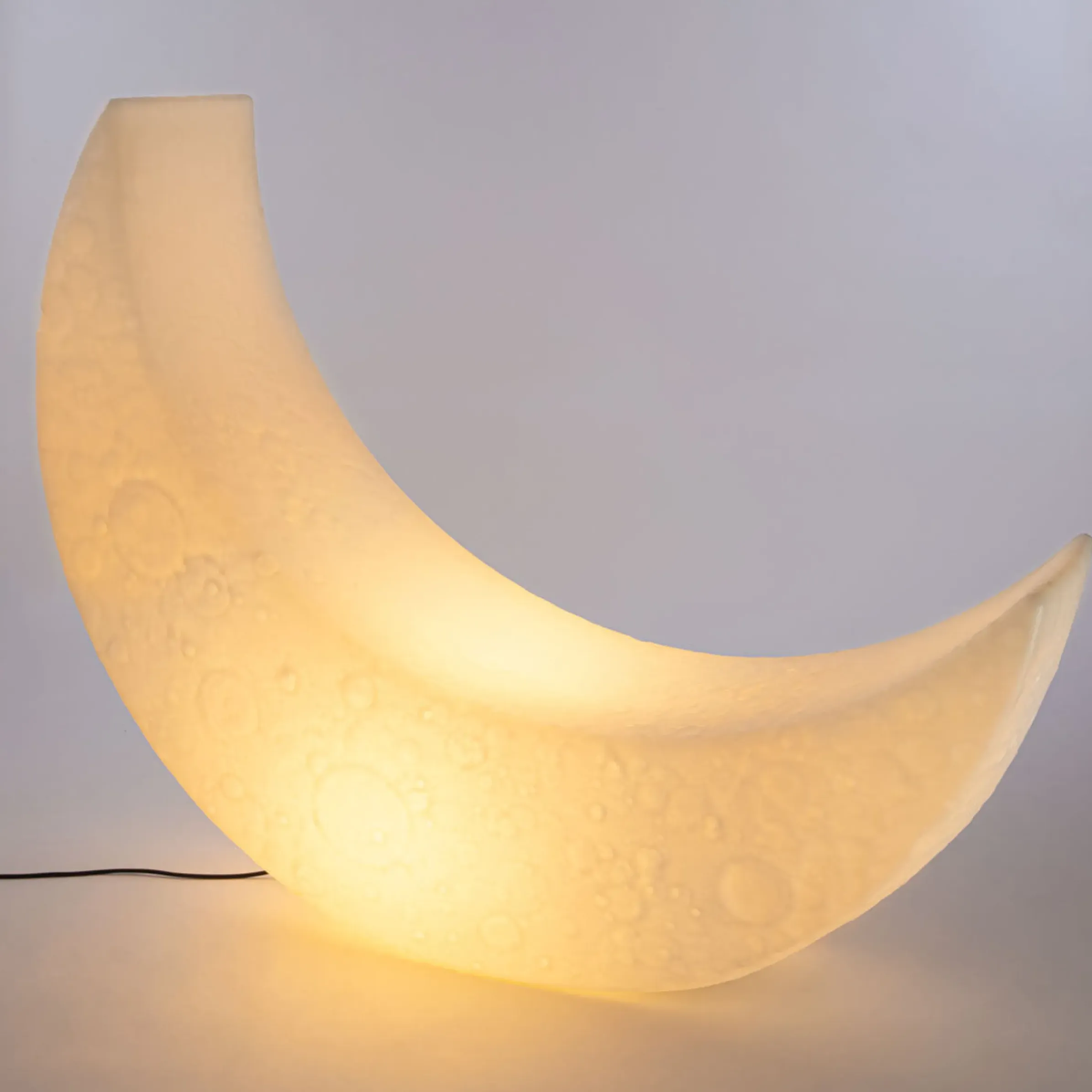 Lampadaire D'extérieur My Moon Plastique/ Rocking Chair Lumineux - L 152 Cm / Interieur-Exterieur - Seletti