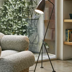 Lampadaire Grashoppa Metal/ Grossman- Reedition 1947 - Gubi