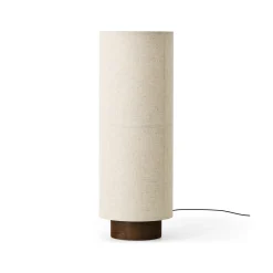 Lampadaire Hashira Low Tissu Beige / O 30 X H 83 Cm - Lin - Menu