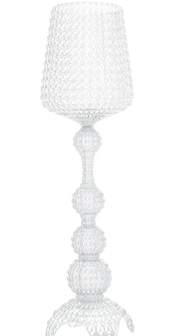 Lampadaire Kabuki Indoor Plastique Transparent / Led - Pour L'Interieur - H 165 Cm - Kartell