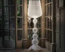 Lampadaire Kabuki Indoor Plastique Vert / Led - Pour L'Interieur - H 165 Cm - Kartell
