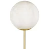 Lampe A Poser Mineral Plastique Blanc / Plastique Effet Marbre - O 40 X H 75 Cm - Slide