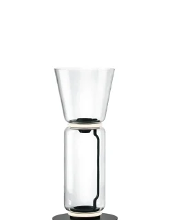 Lampe A Poser Noctambule Cone N°1 Verre Transparent / Led - O 36 X H 91 Cm - Flos