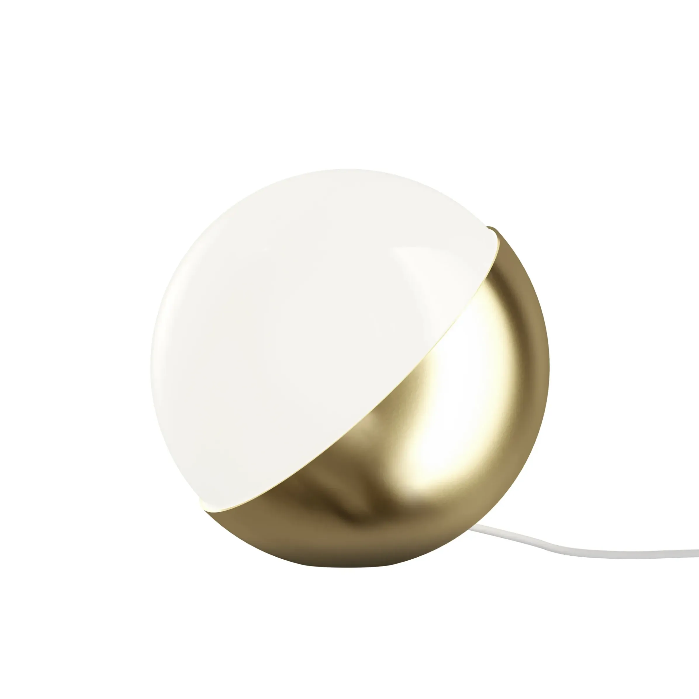 Lampe A Poser Vl Studio Verre Or Metal / Lampadaire - O 25 Cm - Louis Poulsen