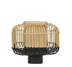 Lampe De Table Bamboo Square Smallbois Naturel / H 41 Cm - Forestier