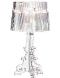 Lampe De Table Bourgie Plastique Transparent / H 68 A 78 Cm - Kartell