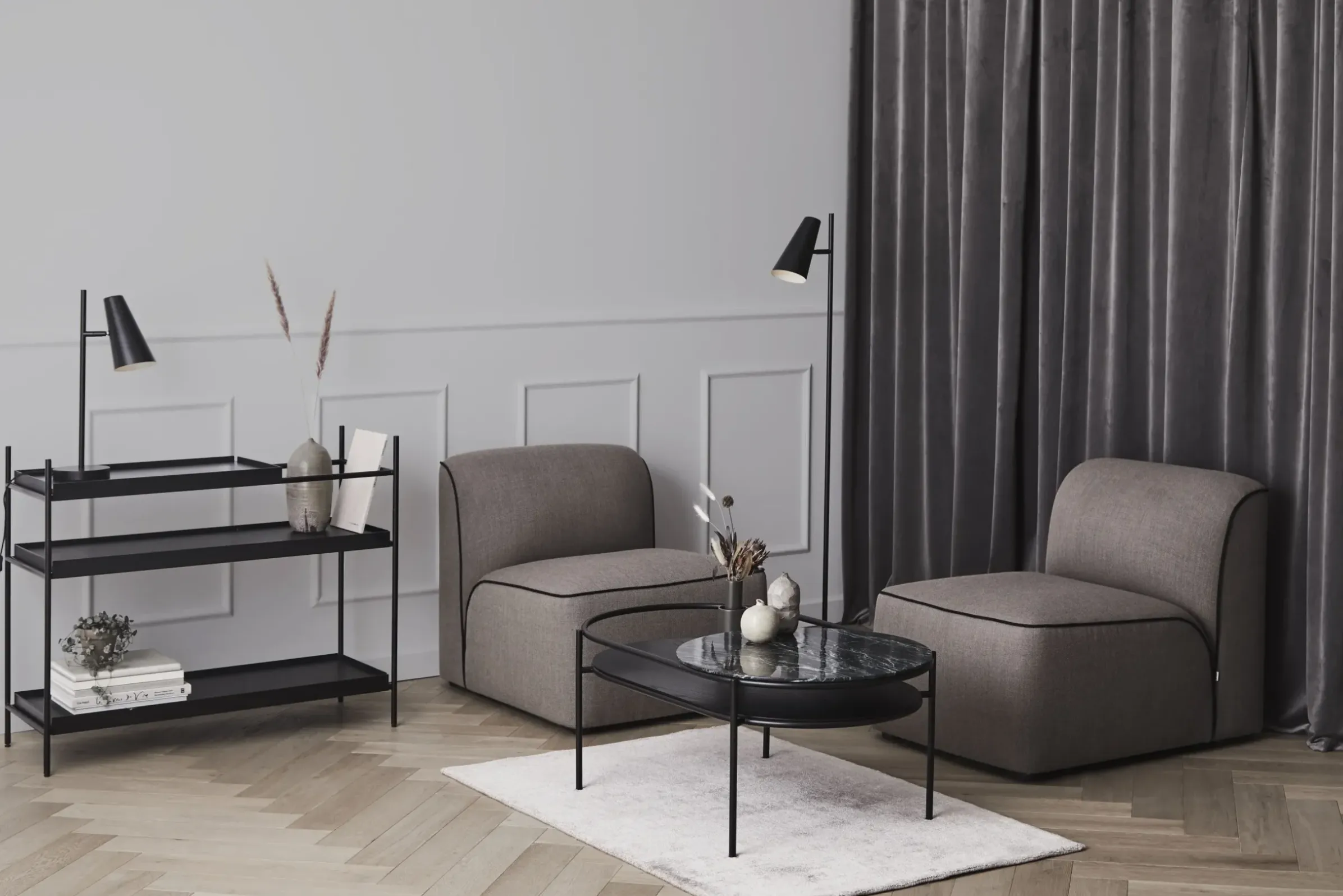 Lampe De Table Cono Metal/ Orientable - Woud