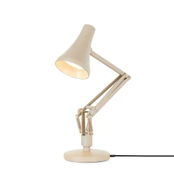 Lampe De Table 90 Mini Mini Led Metal Blanc Beige / Branchement Secteur Ou Usb - Anglepoise