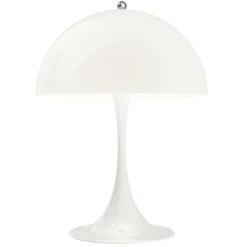Lampe De Table Panthella 320 Plastique Blanc /  O 32 X H 43,8 Cm - Acrylique / Verner Panton, 1971 - Louis Poulsen