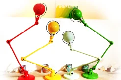 Lampe De Table Signal Metal / 2 Bras - H Max 60 Cm - Jielde