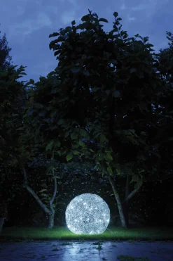 Lampe D'extérieur Fil De Fer Outdoor Led Metal / O 50 Cm - Catellani & Smith