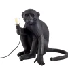 Lampe D'extérieur Monkey Sitting Plastique/ Outdoor - H 32 Cm - Seletti