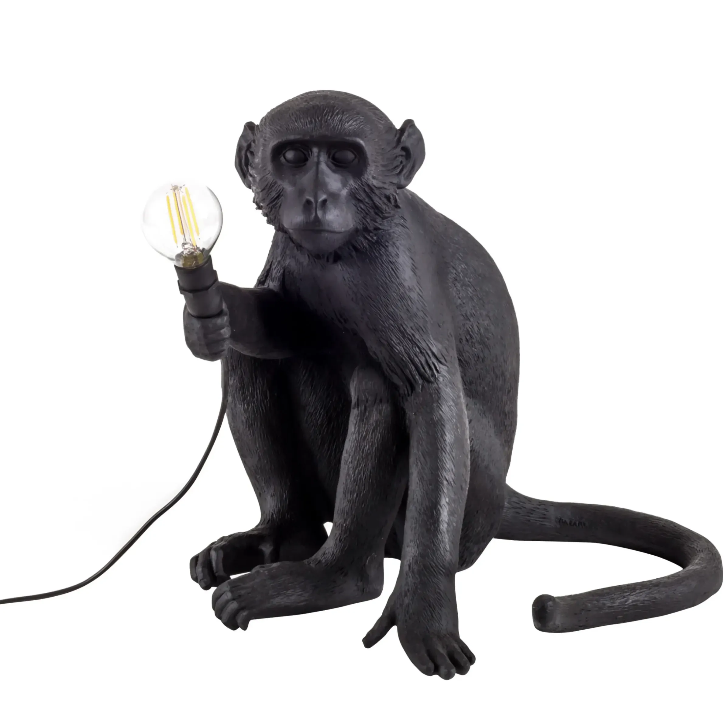 Lampe D'extérieur Monkey Sitting Plastique/ Outdoor - H 32 Cm - Seletti