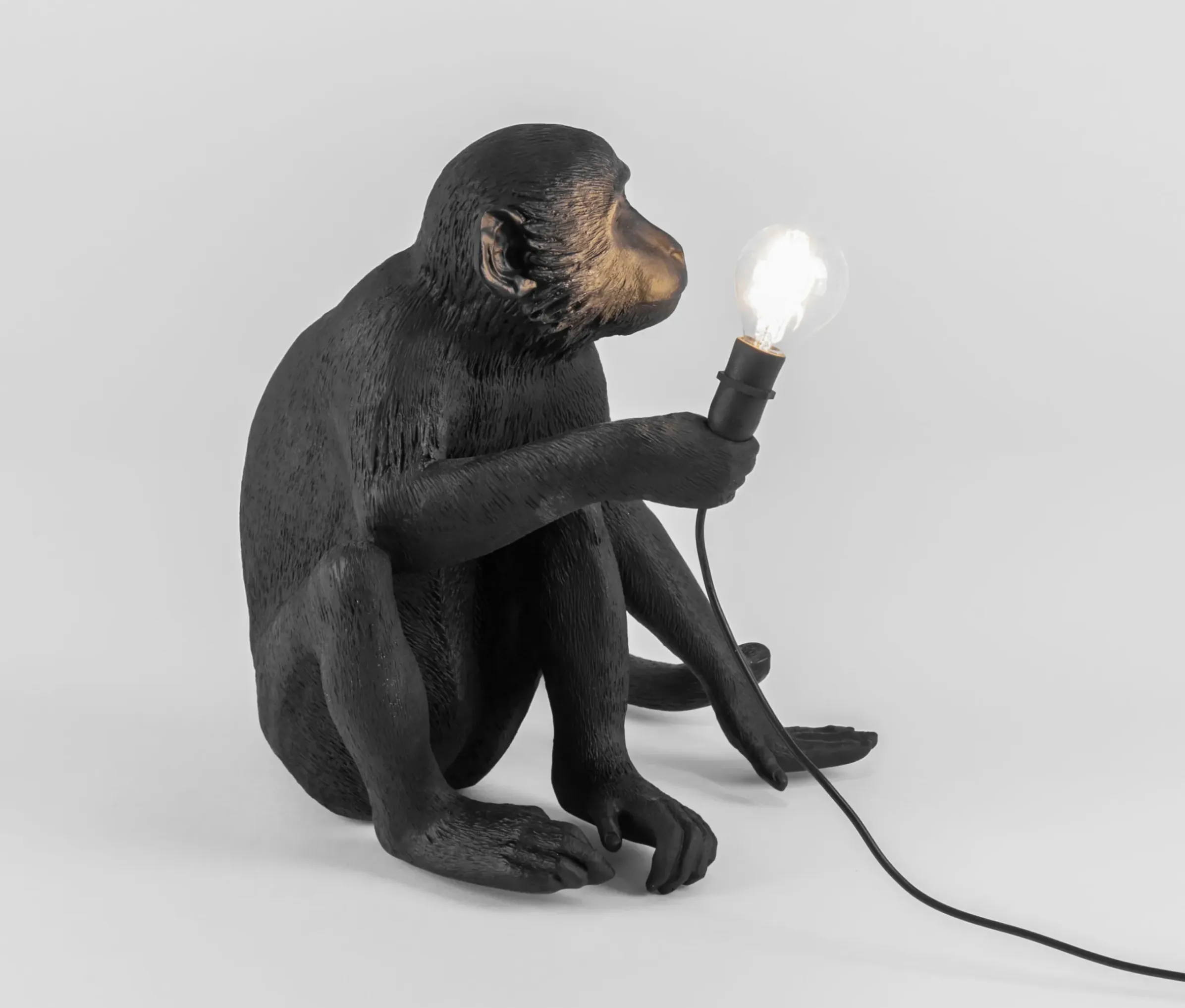 Lampe D'extérieur Monkey Sitting Plastique/ Outdoor - H 32 Cm - Seletti
