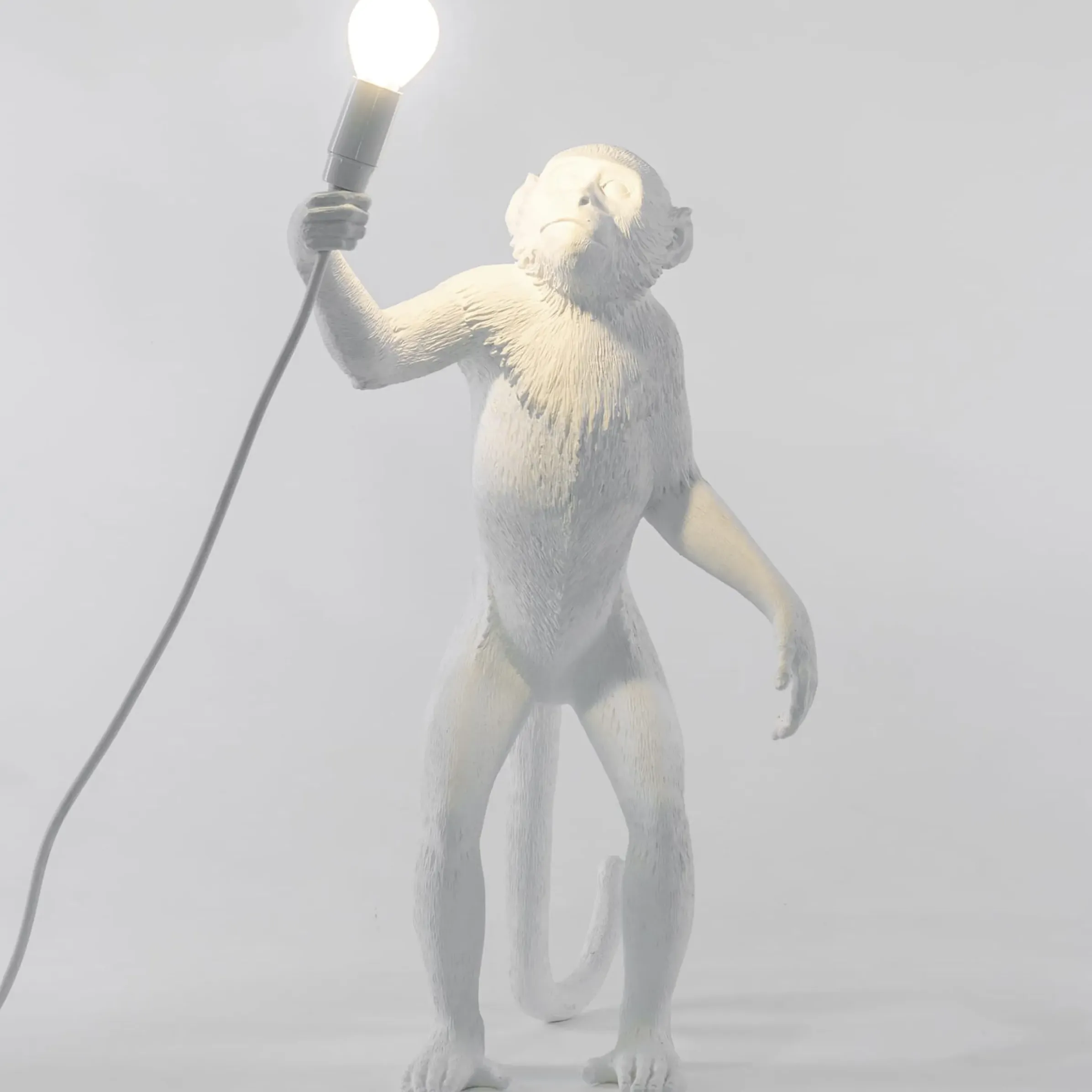 Lampe D'extérieur Monkey Standing Plastique/ Outdoor - H 54 Cm - Seletti