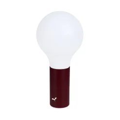 Lampe Exterieur Sans Fil Rechargeable Aplo Led Metal Rouge Plastique & Metal- Fermob