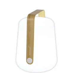 Lampe Exterieur Sans Fil Rechargeable Balad Bamboo Plastique Bois Naturel Plastique & Bois/ H 25 Cm - Usb - Fermob
