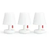 Lampe Exterieur Sans Fil Rechargeable Edison The Mini Plastiqueplastique/ Set De 3 - O 9 X H 15 Cm - Fatboy