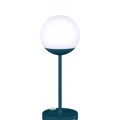 Lampe Exterieur Sans Fil Rechargeable Mooon! Led Metal Plastique Bleu / H 41 Cm - Usb - Fermob