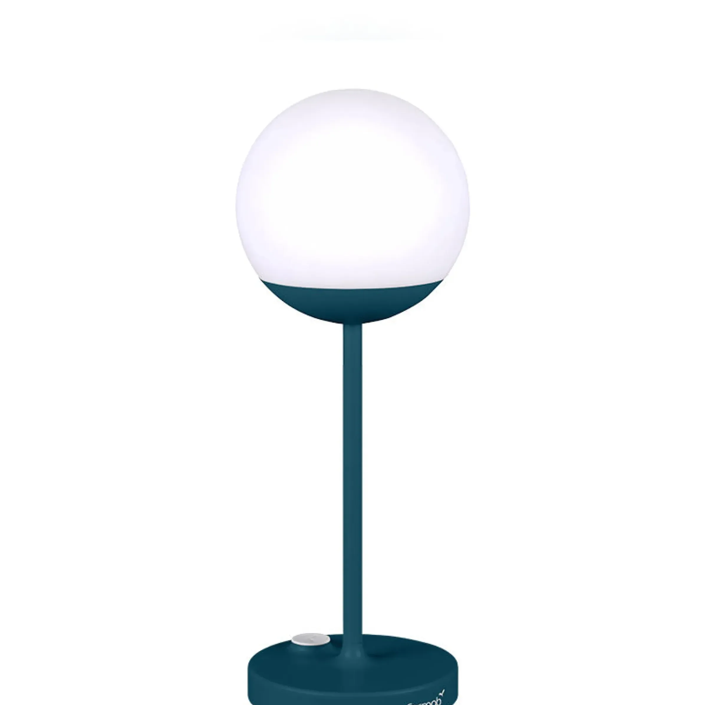 Lampe Exterieur Sans Fil Rechargeable Mooon! Led Metal Plastique Bleu / H 41 Cm - Usb - Fermob