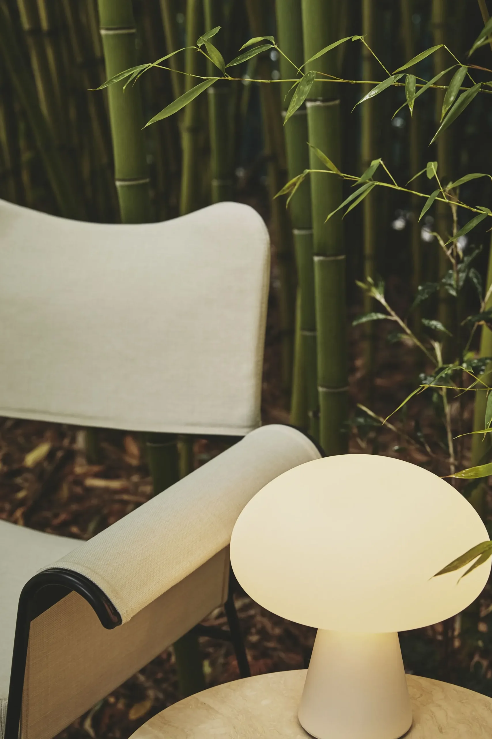 Lampe Exterieur Sans Fil Rechargeable Obello Led Verreverre/ Bill Curry, 1971 - Souffle Bouche - Gubi