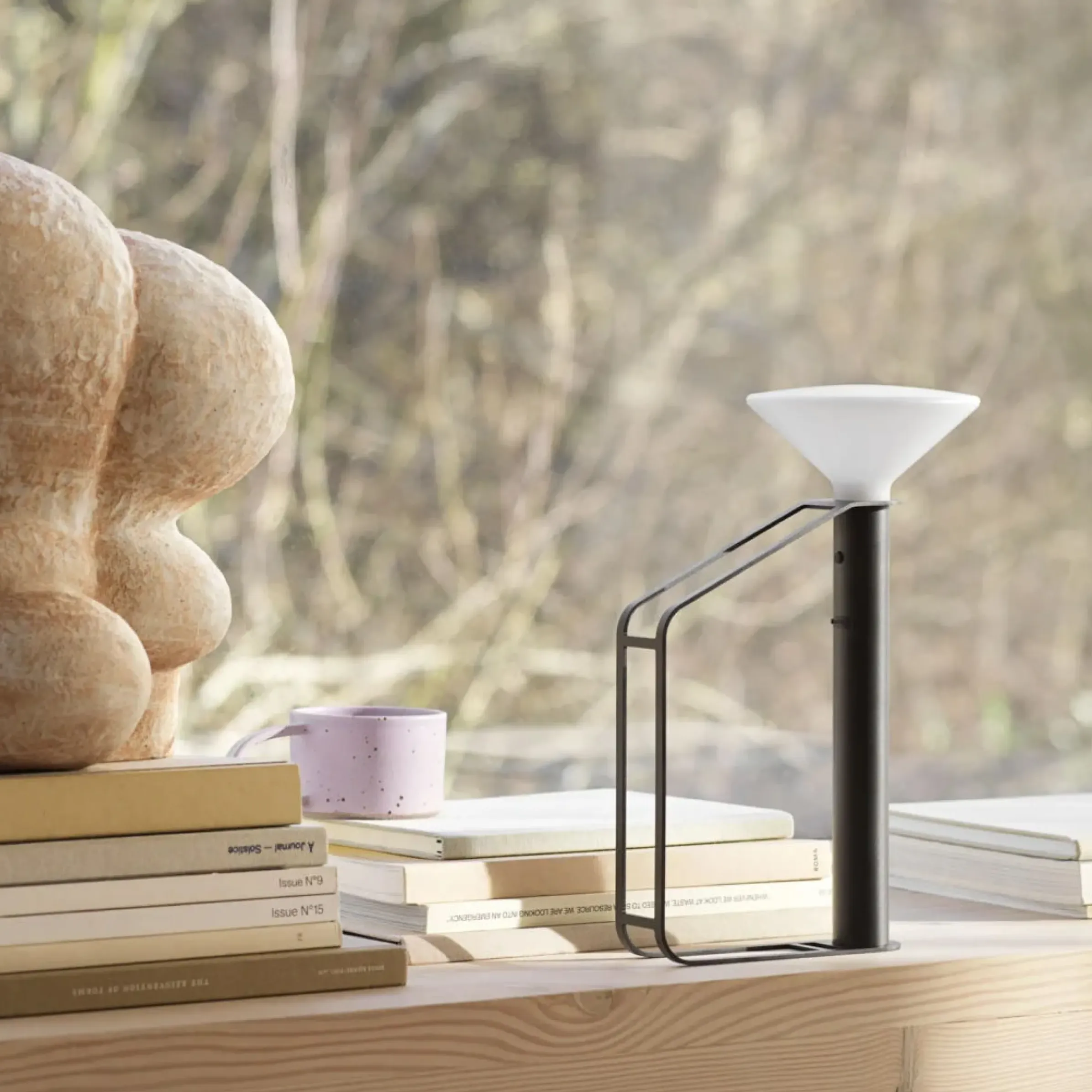 Lampe Exterieur Sans Fil Rechargeable Piton Metalmetal- Muuto