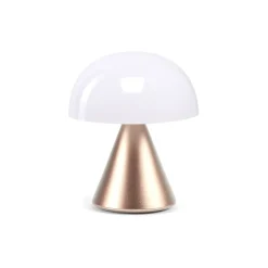 Lampe Sans Fil Rechargeable Mina Mini Led Metal Plastique Or / H 8,3 Cm / Indoor - Lexon