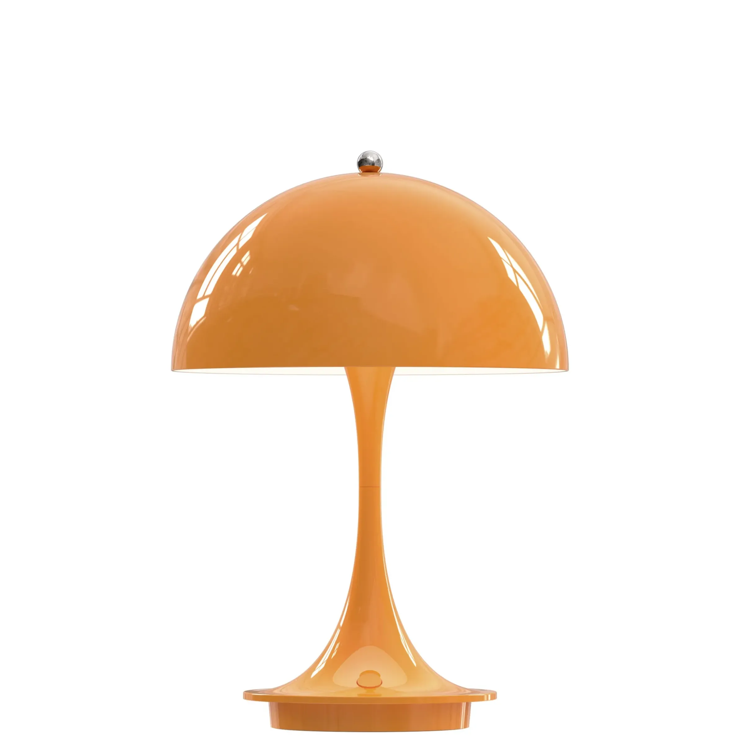 Lampe Sans Fil Rechargeable Panthella Portable Metal Led Metal / Led - Abat-Jour Metal - H 23 Cm / Usb - Louis Poulsen