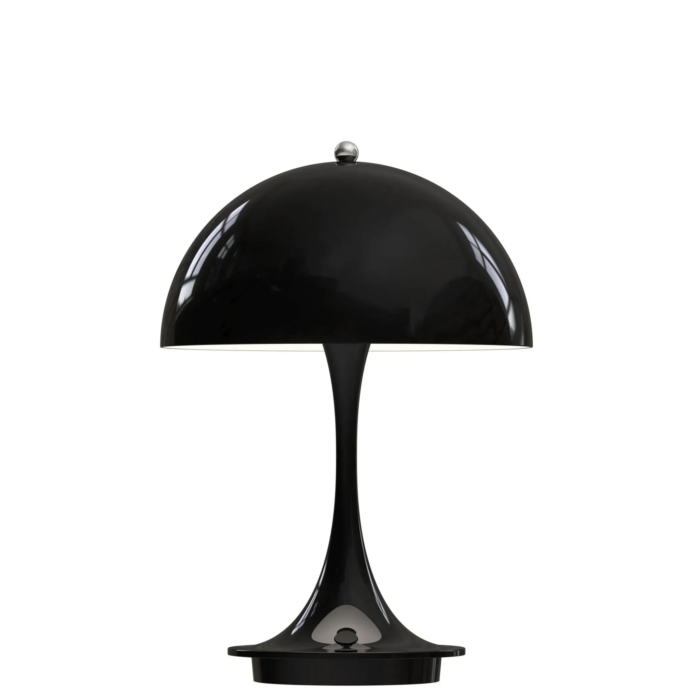 Lampe Sans Fil Rechargeable Panthella Portable Metal Led Metal / Led - Abat-Jour Metal - H 23 Cm / Usb - Louis Poulsen