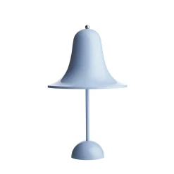 Lampe Sans Fil Rechargeable Pantop Portable Led Plastique Bleu / Verner Panton (1980) - Verpan