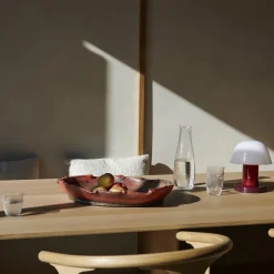 Lampe Sans Fil Rechargeable Setago Jh27 Plastique Violet / By Jaime Hayon - O 18 X H 22 Cm - &Tradition