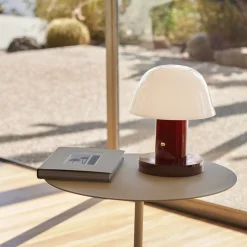 Lampe Sans Fil Rechargeable Setago Jh27 Plastique Violet / By Jaime Hayon - O 18 X H 22 Cm - &Tradition