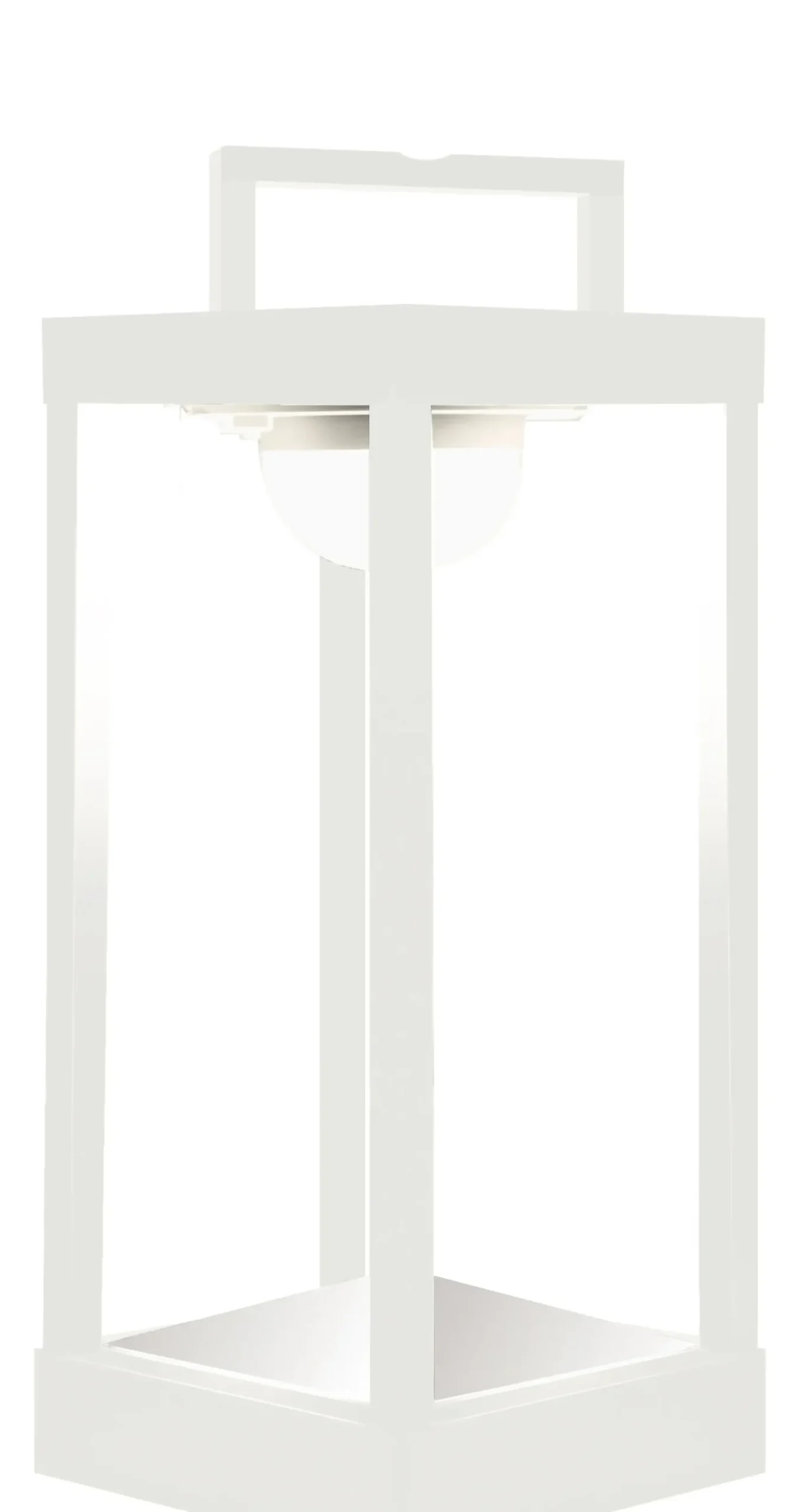 Lampe Solaire D'extérieur La Lampe Parc M Metal Verreled / Hybride & Connectee - Dock Usb - H 40 Cm - Maiori